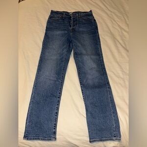 Levi's Blue Straight Leg Women's Jeans